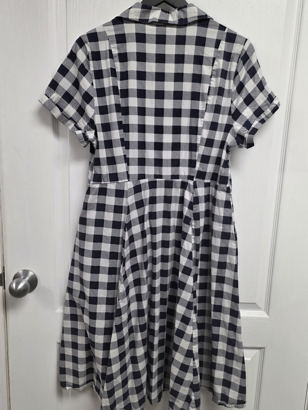 Torrid Retro Chic Blue Plaid Dress Size 12 - Picture 4 of 6